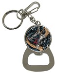 Dragon Snake Legend Japanese Mythology Bottle Opener Key Chain