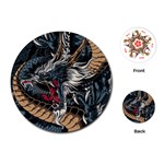 Dragon Snake Legend Japanese Mythology Playing Cards Single Design (Round)