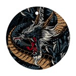 Dragon Snake Legend Japanese Mythology Round Ornament (Two Sides)