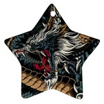 Dragon Snake Legend Japanese Mythology Star Ornament (Two Sides)