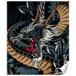 Dragon Snake Legend Japanese Mythology Canvas 8  x 10 