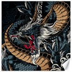 Dragon Snake Legend Japanese Mythology Canvas 12  x 12 