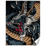 Dragon Snake Legend Japanese Mythology Canvas 12  x 16 