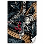 Dragon Snake Legend Japanese Mythology Canvas 12  x 18 