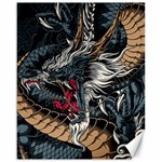 Dragon Snake Legend Japanese Mythology Canvas 16  x 20 