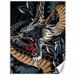 Dragon Snake Legend Japanese Mythology Canvas 36  x 48 