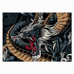 Dragon Snake Legend Japanese Mythology Large Glasses Cloth