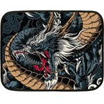 Dragon Snake Legend Japanese Mythology Fleece Blanket (Mini)