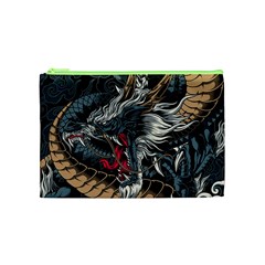 Dragon Snake Legend Japanese Mythology Cosmetic Bag (Medium) from ArtsNow.com Front