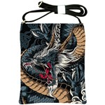 Dragon Snake Legend Japanese Mythology Shoulder Sling Bag