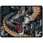 Dragon Snake Legend Japanese Mythology Fleece Blanket (Large)