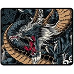 Dragon Snake Legend Japanese Mythology Fleece Blanket (Medium)