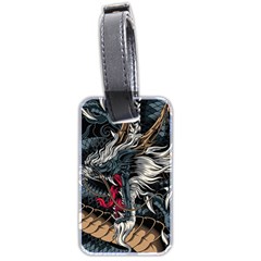 Dragon Snake Legend Japanese Mythology Luggage Tag (two sides) from ArtsNow.com Back