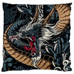 Dragon Snake Legend Japanese Mythology Large Cushion Case (One Side)