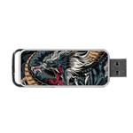 Dragon Snake Legend Japanese Mythology Portable USB Flash (One Side)