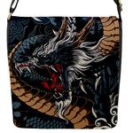 Dragon Snake Legend Japanese Mythology Flap Closure Messenger Bag (S)