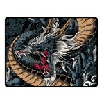 Dragon Snake Legend Japanese Mythology Two Sides Fleece Blanket (Small)