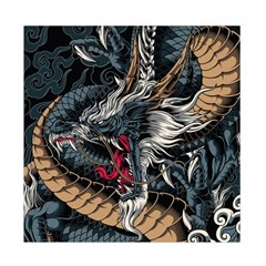 Dragon Snake Legend Japanese Mythology Duvet Cover Double Side (Full/ Double Size) from ArtsNow.com Back