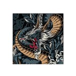 Dragon Snake Legend Japanese Mythology Satin Bandana Scarf 22  x 22 