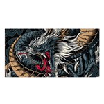 Dragon Snake Legend Japanese Mythology Satin Shawl 45  x 80 