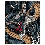 Dragon Snake Legend Japanese Mythology Drawstring Bag (Small)