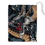 Dragon Snake Legend Japanese Mythology Drawstring Pouch (4XL)