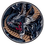 Dragon Snake Legend Japanese Mythology Wireless Fast Charger(Black)