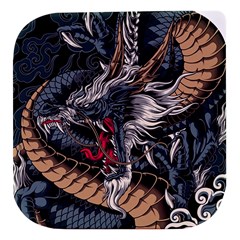 Dragon Snake Legend Japanese Mythology Stacked food storage container from ArtsNow.com Purple