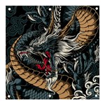 Dragon Snake Legend Japanese Mythology Banner and Sign 3  x 3 