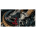 Dragon Snake Legend Japanese Mythology Banner and Sign 4  x 2 