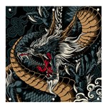 Dragon Snake Legend Japanese Mythology Banner and Sign 4  x 4 