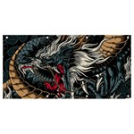 Dragon Snake Legend Japanese Mythology Banner and Sign 8  x 4 