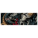 Dragon Snake Legend Japanese Mythology Banner and Sign 12  x 4 