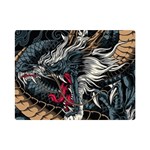 Dragon Snake Legend Japanese Mythology Premium Plush Fleece Blanket (Mini)