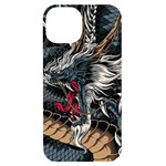 Dragon Snake Legend Japanese Mythology iPhone 14 Black UV Print Case