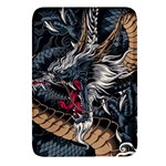 Dragon Snake Legend Japanese Mythology Rectangular Glass Fridge Magnet (4 pack)