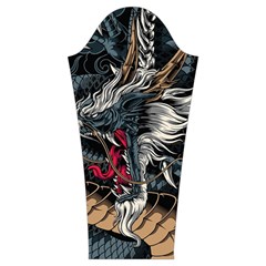 Dragon Snake Legend Japanese Mythology Women s Cut Out Long Sleeve T Sleeve Right