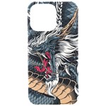 Dragon Snake Legend Japanese Mythology iPhone 15 Pro Max Black UV Print PC Hardshell Case