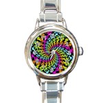 3d Grateful Dead 90 s Neon Dancing Bears Round Italian Charm Watch