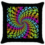 3d Grateful Dead 90 s Neon Dancing Bears Throw Pillow Case (Black)