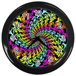 3d Grateful Dead 90 s Neon Dancing Bears Wall Clock (Black)