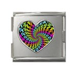 3d Grateful Dead 90 s Neon Dancing Bears Mega Link Heart Italian Charm (18mm)