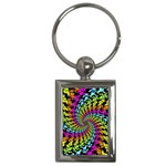 3d Grateful Dead 90 s Neon Dancing Bears Key Chain (Rectangle)