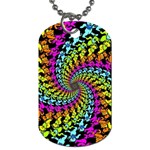 3d Grateful Dead 90 s Neon Dancing Bears Dog Tag (One Side)