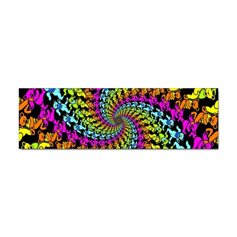 3d Grateful Dead 90 s Neon Dancing Bears Sticker Bumper (10 pack) from ArtsNow.com Front