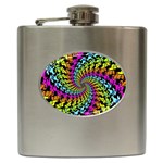 3d Grateful Dead 90 s Neon Dancing Bears Hip Flask (6 oz)