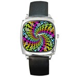 3d Grateful Dead 90 s Neon Dancing Bears Square Metal Watch