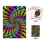 3d Grateful Dead 90 s Neon Dancing Bears Playing Cards Single Design (Rectangle)