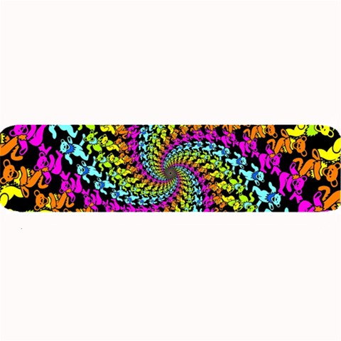 3d Grateful Dead 90 s Neon Dancing Bears Large Bar Mat from ArtsNow.com 32 x8.5  Bar Mat