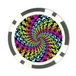 3d Grateful Dead 90 s Neon Dancing Bears Poker Chip Card Guard